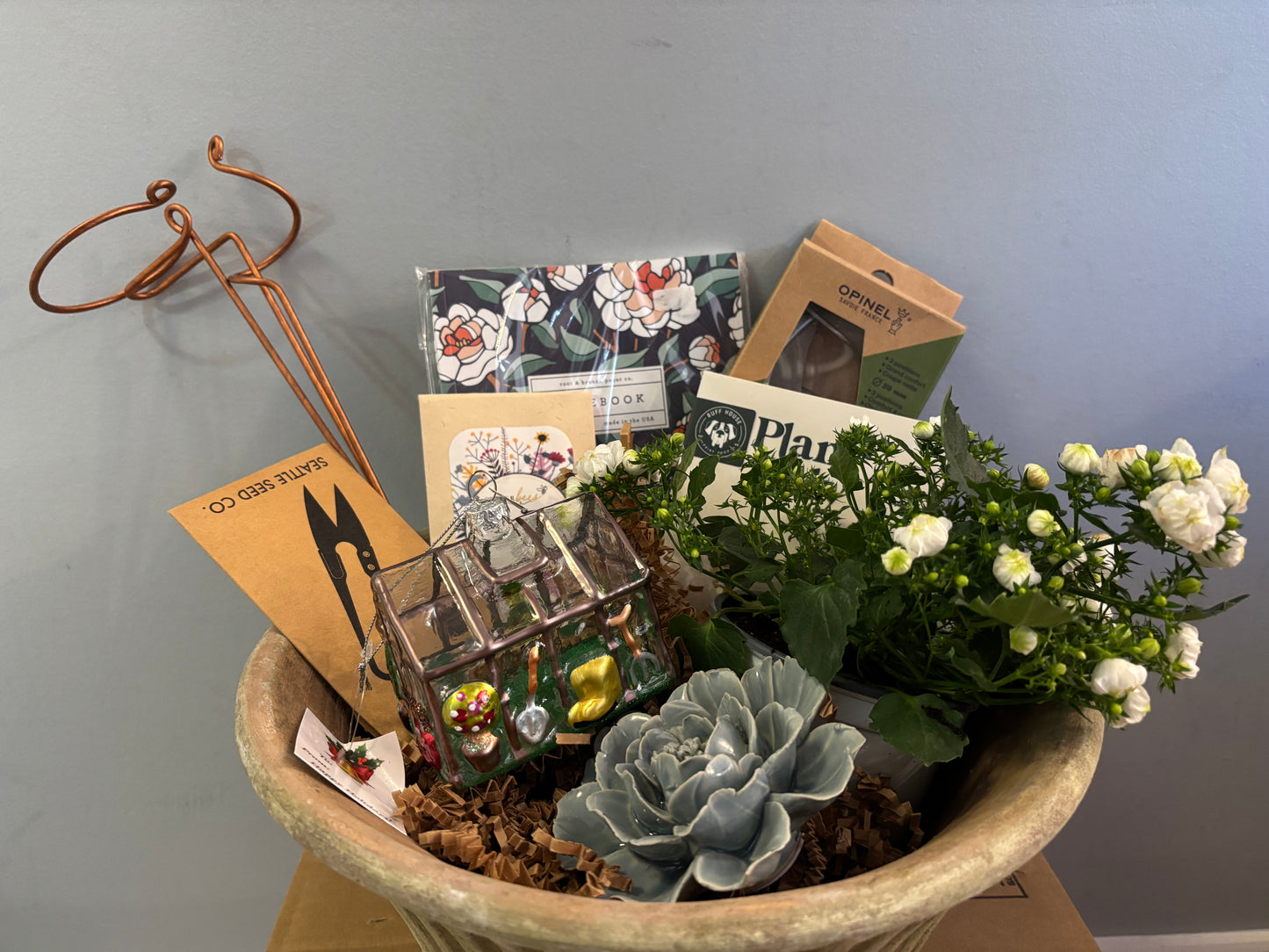 Plant Lover's Gift Basket